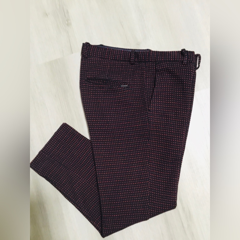 Scotch & Soda Mott Tweed Super Slim Fit Trousers Pants 32X30 - Picture 2 of 8